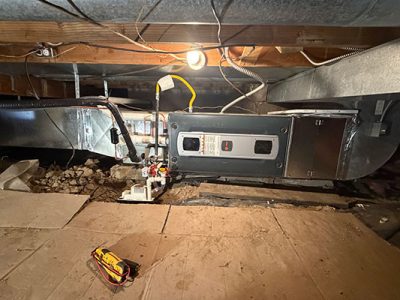 Furnace System and Metal Ductwork Installation